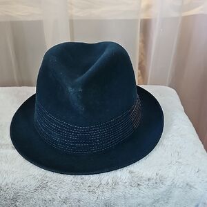 Bailey Of Hollywood Navy Fedora Hat